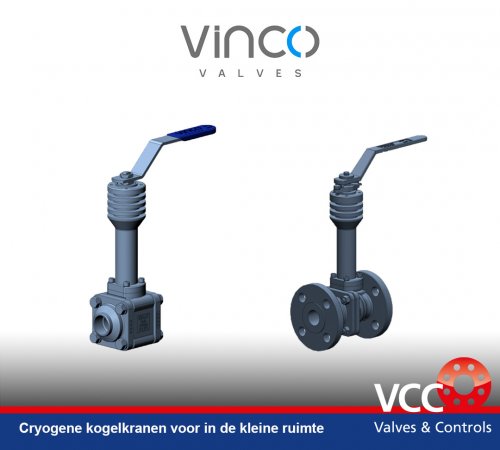 Vinco Valves - VCC BV - Cryogene kogelkraan