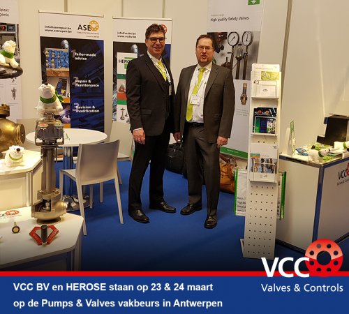 Pumps & Valves vakbeurs - VCC BV en HEROSE